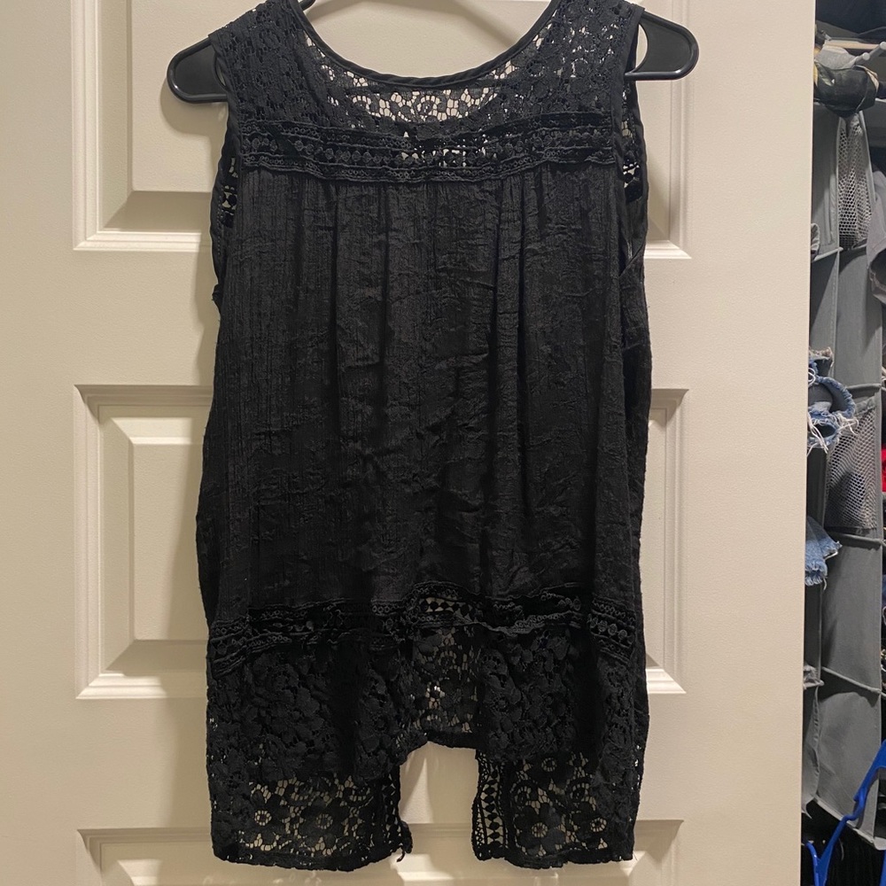 Lace bohemian top